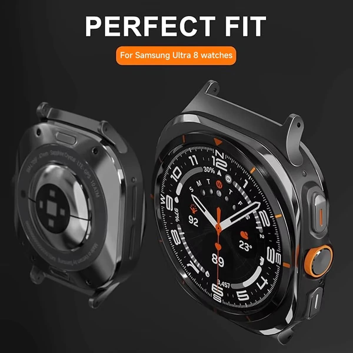 2PCS Adapter for Samsung Galaxy Watch 8 40mm 44mm Accessories Smartwatch Connector Stainless Steel Bracelet Galaxy Watch 8