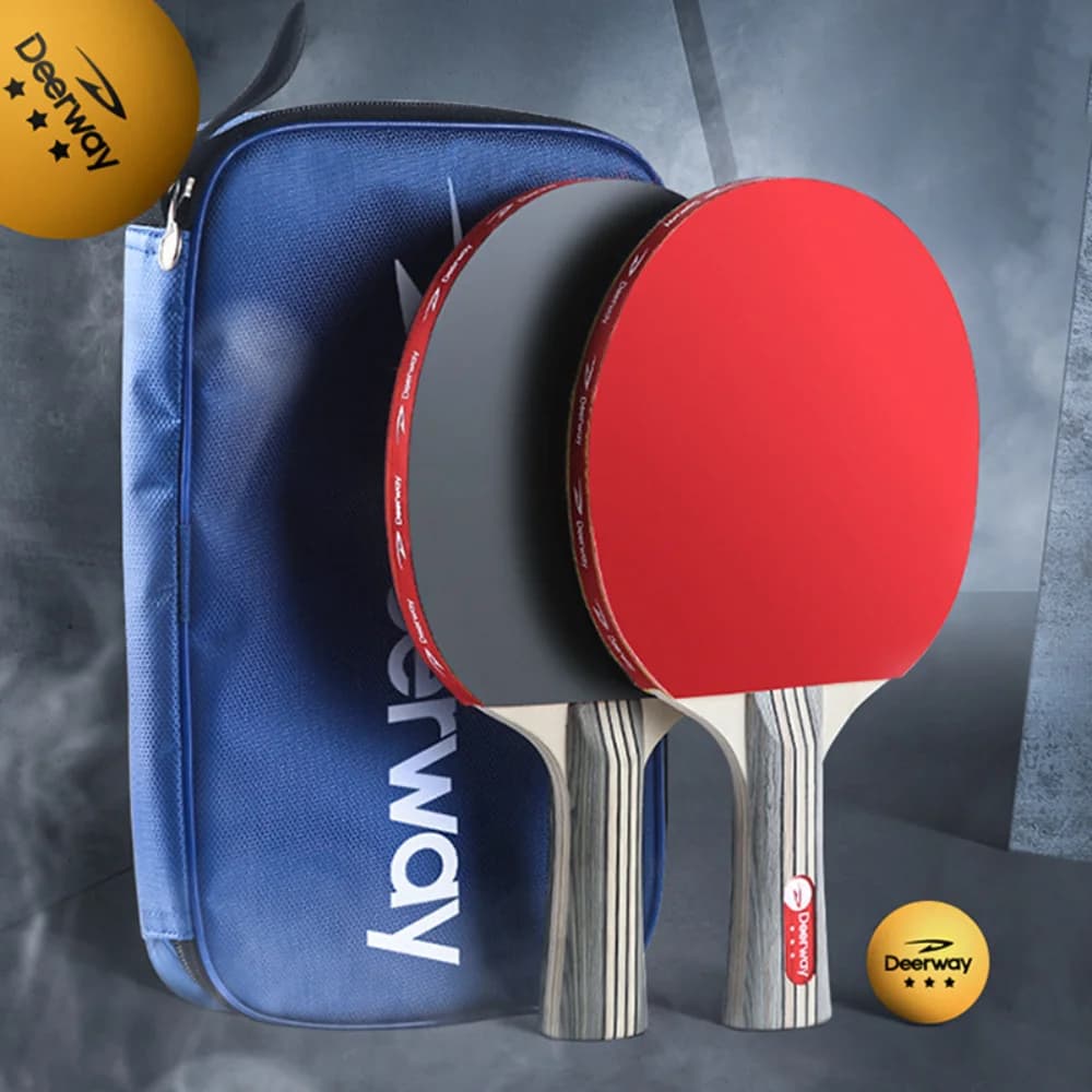Ping pong rack 2 pieces adhesive reverse side horizontal rack with pure wood bottom - ping pong rack