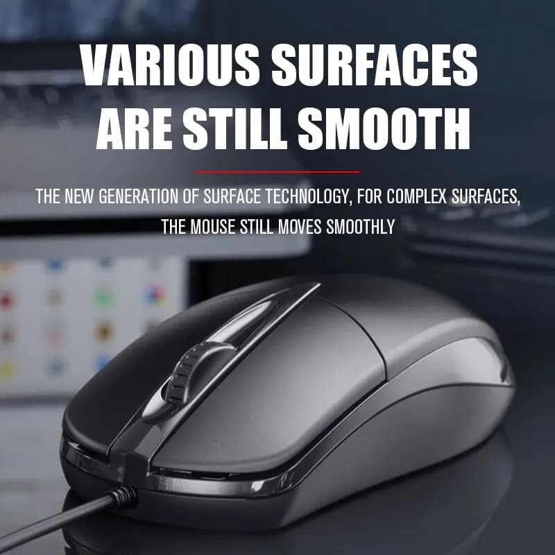 USB Wired Computer Mouse Optical Gamer PC Portable Mouse Laptop Mouse Home Use Mouse In Office