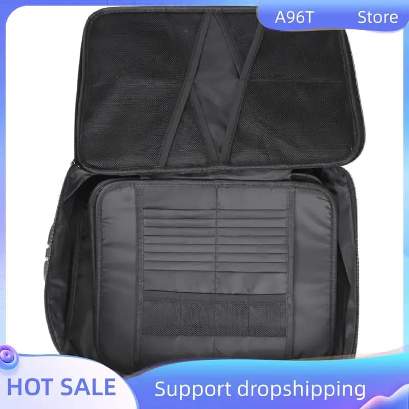A96T 3X Borsa organizer Borsa per documenti ignifuga con serratura Supporto per scatola di archiviazione portatile per documenti File Passaporto