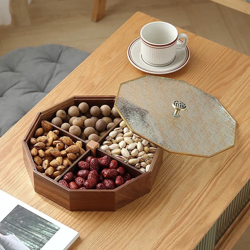 Dried Fruit Plate New Chinese Home Snack Custom Candy Box Storage Box Candy Boxes for Party