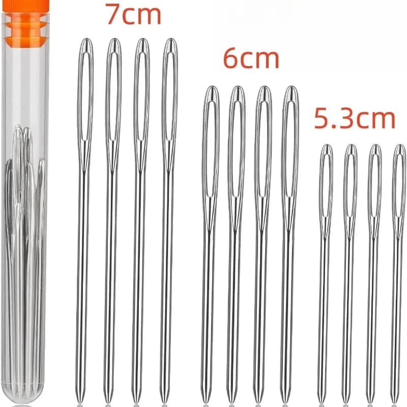Kit di Aghi per Cucito a Mano, Aghi per Ricamo, Gioielli, Perline, Accessori per Cucito Fai-da-Te