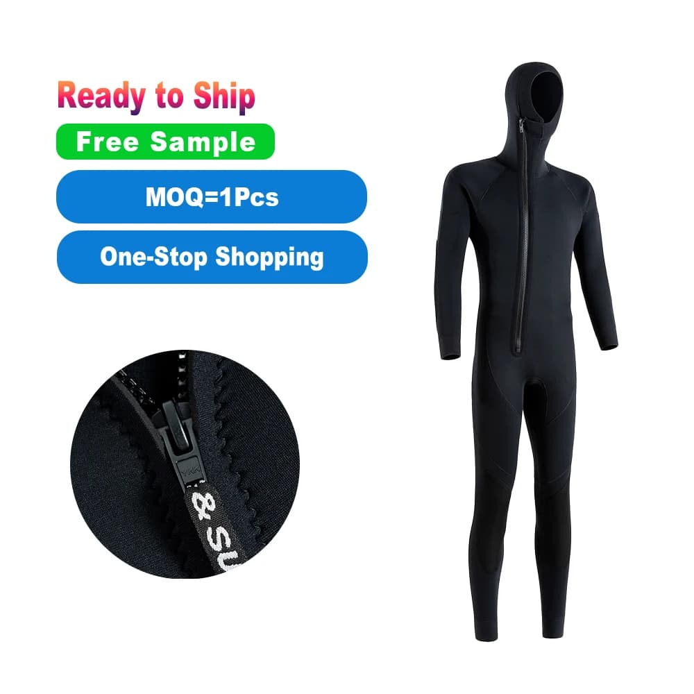 Winter swimsuit with 5 mm hood Cold and wet surf mute Snorkeling mute