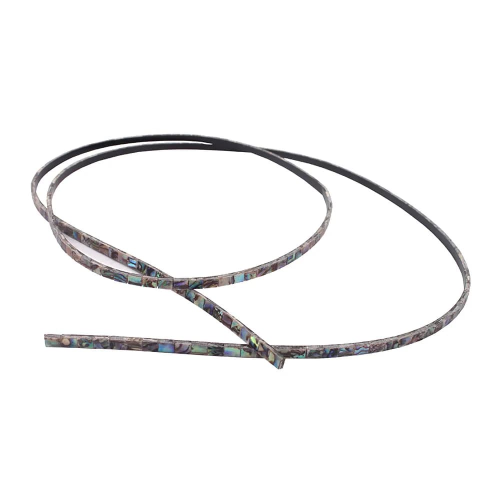 800Mm High Grade Abalone Purfling Strip Guitar Binding Trim Inlay for Luthier DIY Ukulele Mandolin Banjo Cigar Box Guitar Repair
