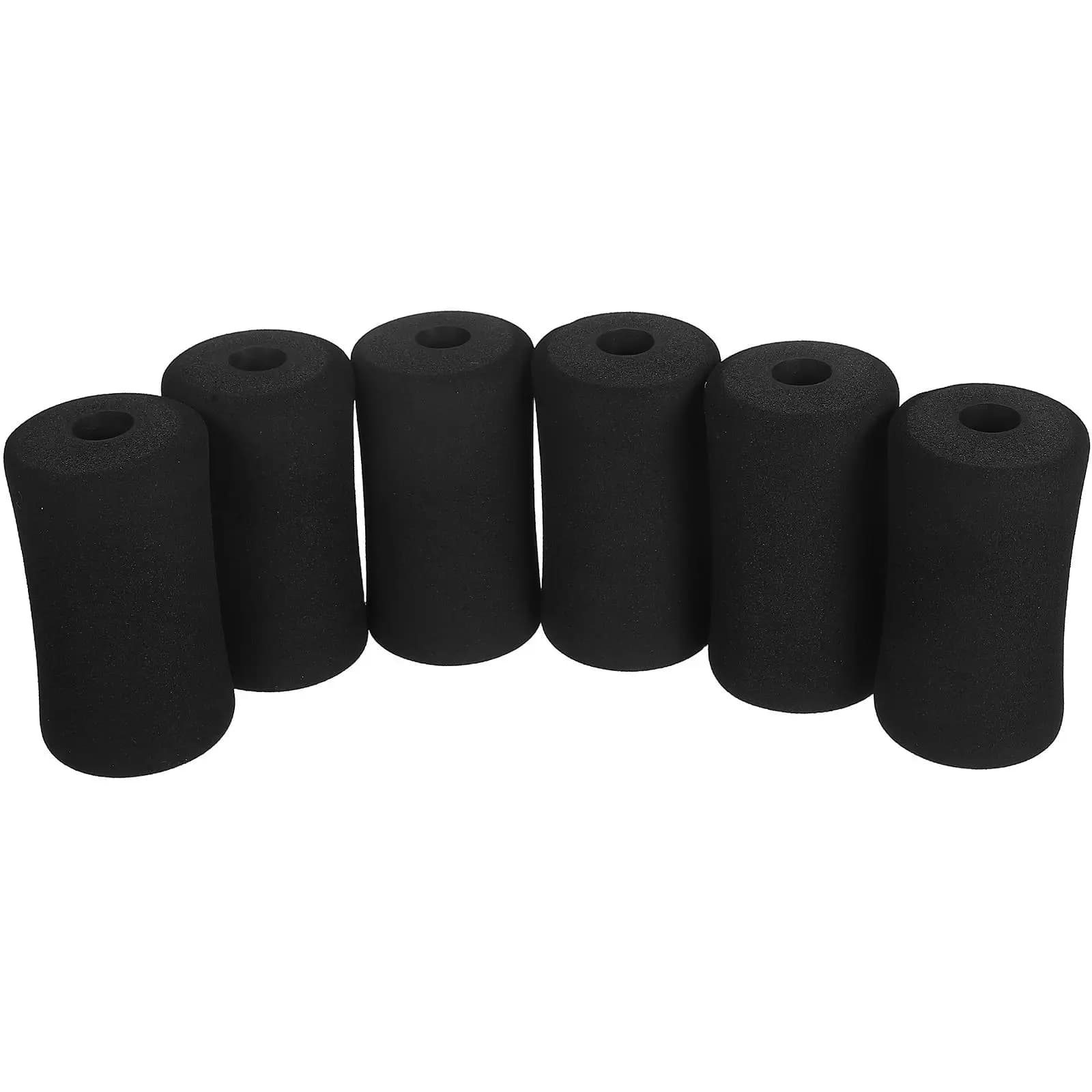 6 pezzi Sit Up Board spugna schiuma pad diametro interno 22 mm lunghezza 135 mm diametro esterno 75 mm palestra copertura di ricambio gamba