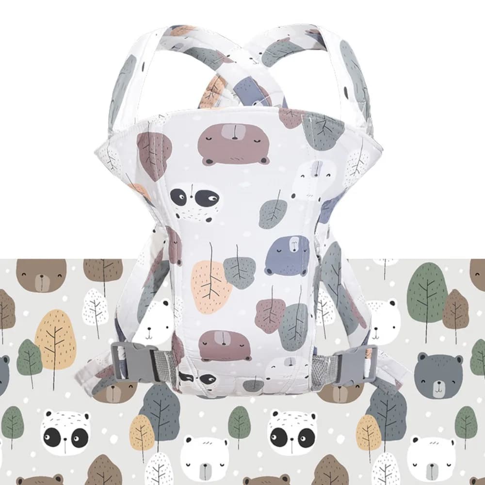 Marsupio per neonato con supporto frontale in materiale morbido, design a imbracatura, marsupio per marsupio, cintura per sgabello, borsa per canguro infantile