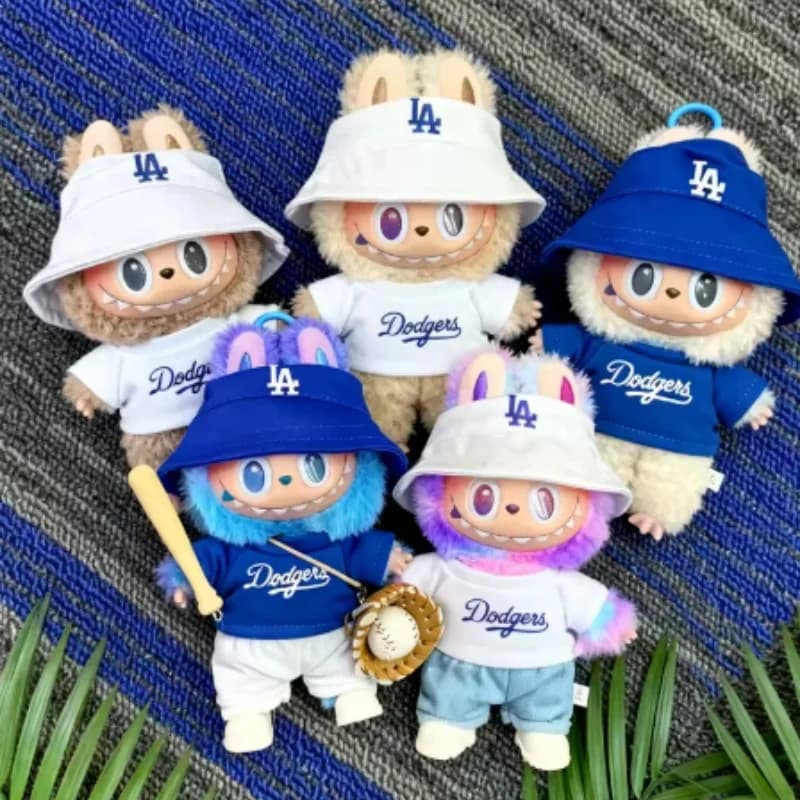 Vestiti per Bambole Mini da 15-17 CM per Labubu, Abbigliamento da Giocatore di Baseball, Accessori per Bambole, Abbigliamento da Atleta Idolo, Regalo Decorativo