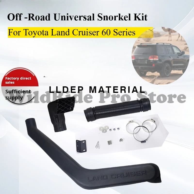 For Toyota Land Cruiser Series 60 Snorkel Universal Suction Tube Air Waterproof Off-Road 4x4 Wading