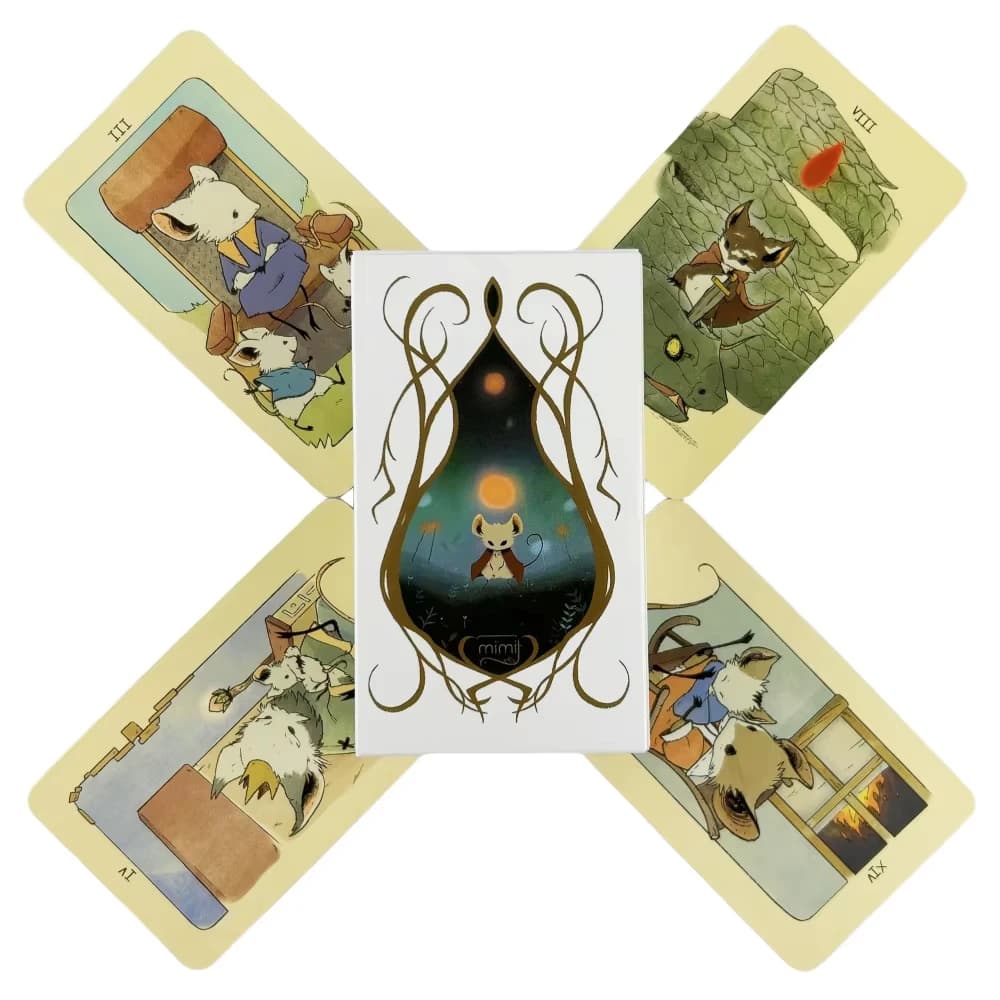 Big Mouse Tarocchi A 79 Mazzo Oracle English Visions Divination Edition Borad Giocare a Giochi