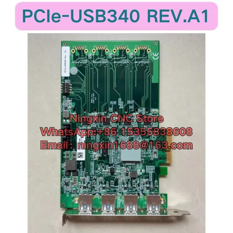 Scheda di acquisizione PCIE-USB340 REV.A1 di seconda mano Test funzionale OK Consegna veloce