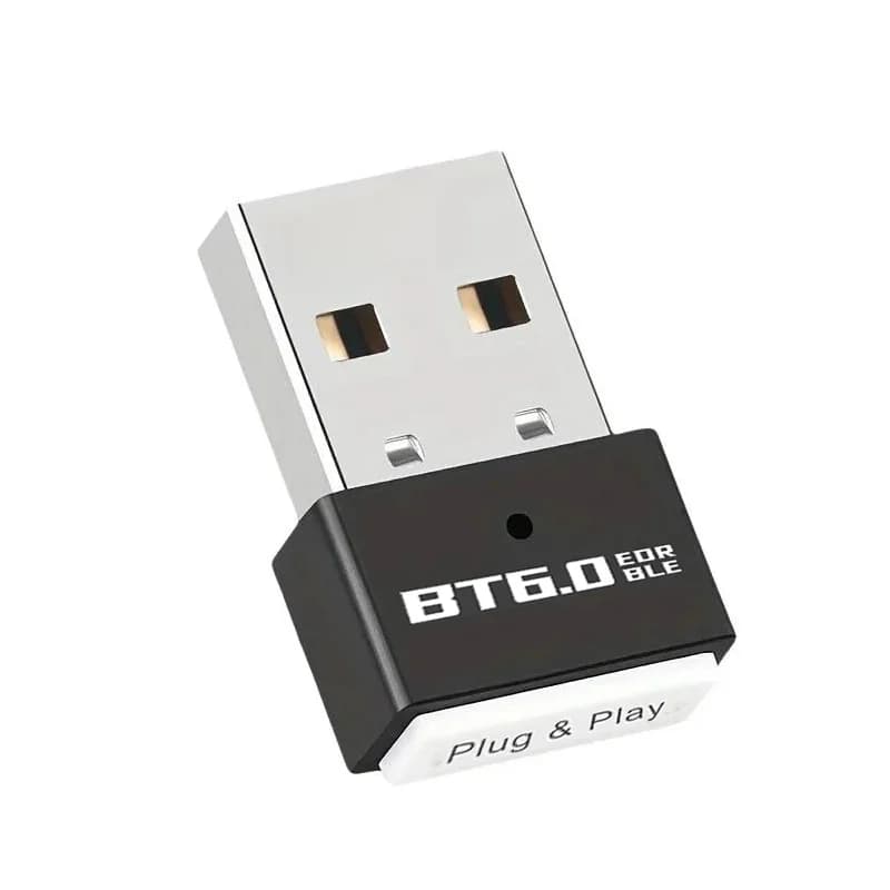 Ultimo modello USB Bluetooth 6.0 (BR+BLE+EDR) per PC con Win11/10/8.1, maggiore stabilità, velocità più rapida, più portatile, Plug & Play