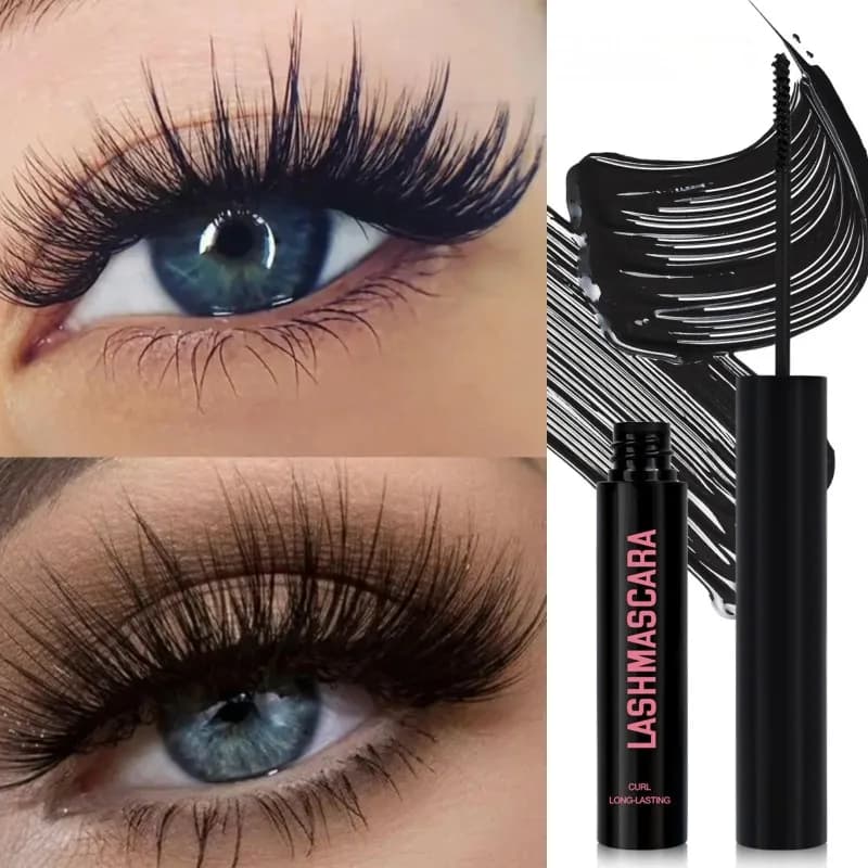 Waterproof and sweat resistant black tubing, thick eyelashes, natural and durable cosmetics for eyes
