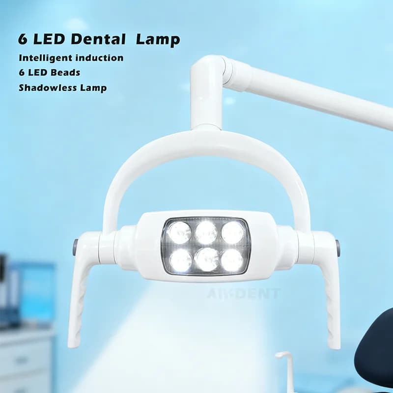 Dental Oral Operating Lamp Induction Sensor LED 6 LED Light for Dentist Unit Chair equipment Good quality teeth whitening