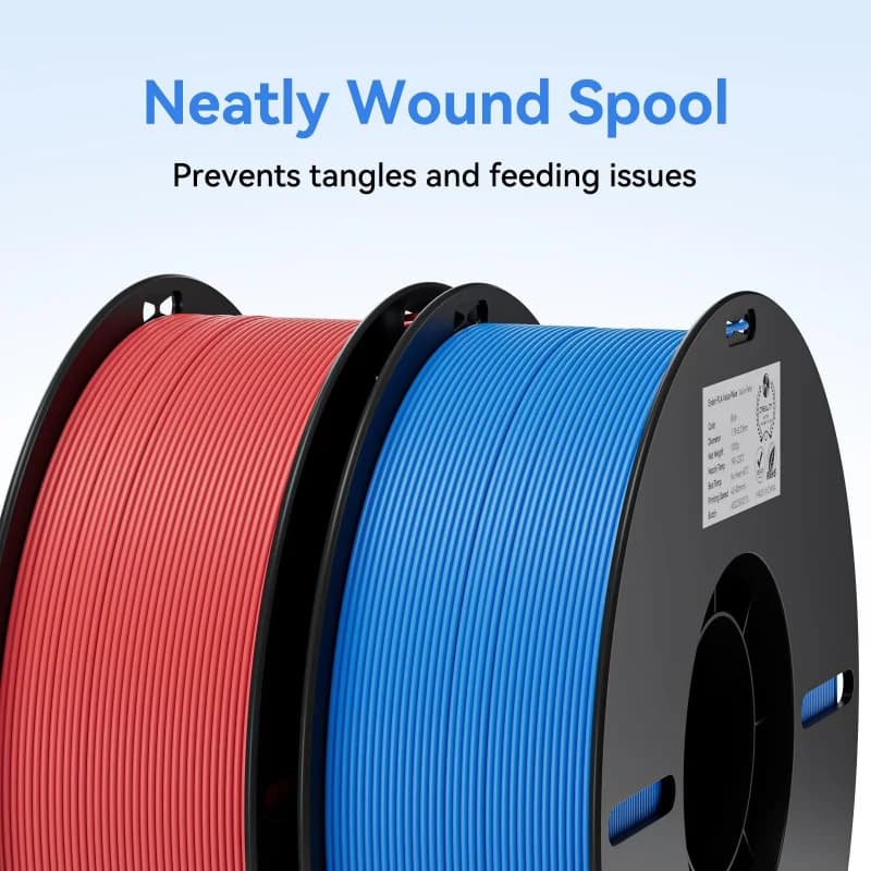 PLA+ 3D Printer Filament 1.75MM 1KG High Toughness Upgraded Color PLA Plus Filament with ±0.02mm Accuracy for FDM Printers