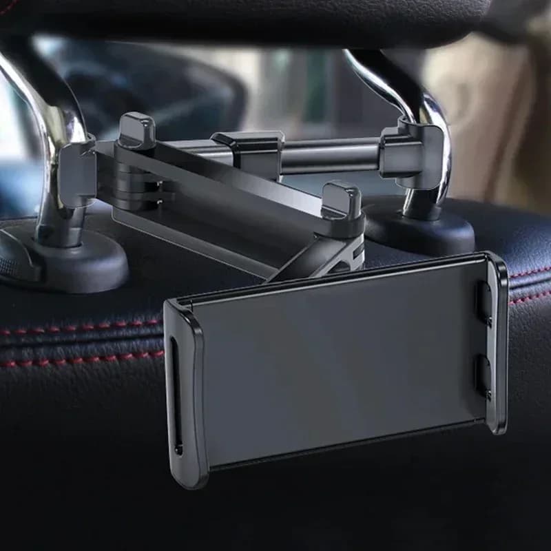 Telescopic Car Rear Pillow Phone Holder Tablet Car Stand Seat Rear Headrest Mounting Bracket for Tablet Etc