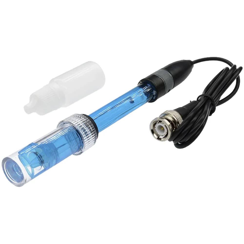 For PH sensor module compatible with Arduino with BNC connector probe for measuring pH 0-14 flow in water solutions
