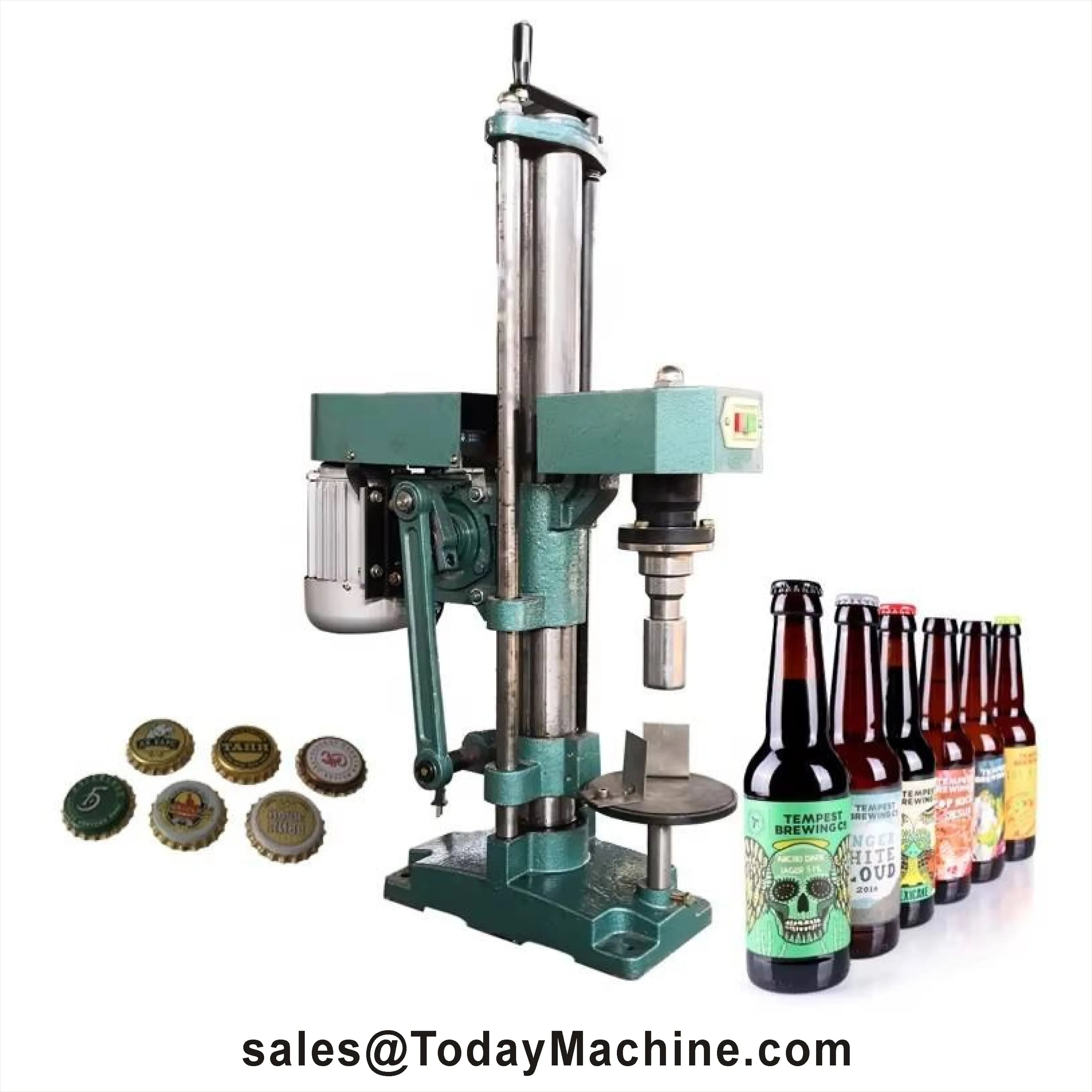Tappatrice a vite per bottiglie d'acqua minerale PET da tavolo Tappatrice per bottiglie multifunzione