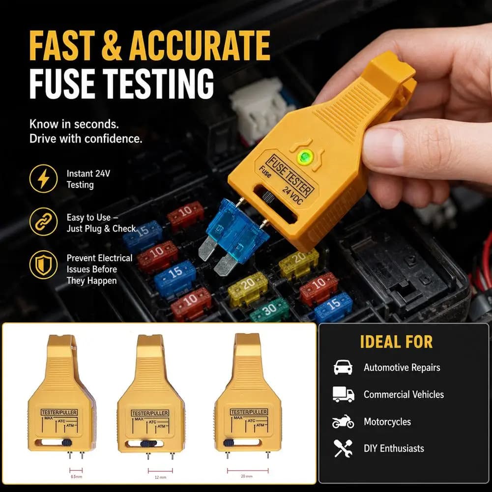 Universal Auto Car Fuse Type Tester Checker Puller Kit Removal Tool Car Accessories Car Inspector Disassembly Tool