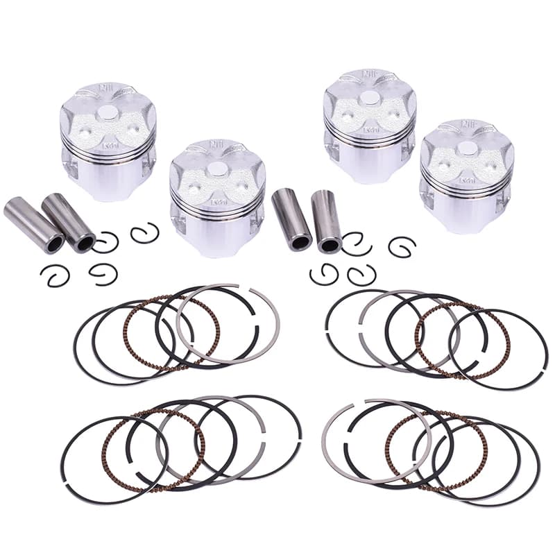 48.5mm 48.75mm 49mm 49.25mm 49.5mm STD ~ + 100 Pin 13mm Kit fasce elastiche motore moto per Honda CBR250 MC19 KY1 CBR 250