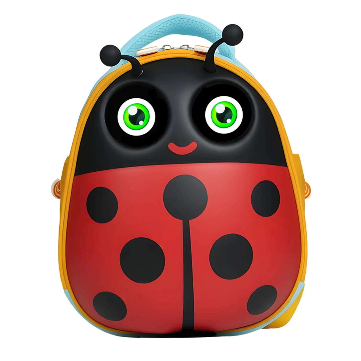 LOY C9-1 Ladybird LCD Screen Kindergarten Schoolbag Bluetooth Connection App Control Display Backpack Baby Travelling Bag