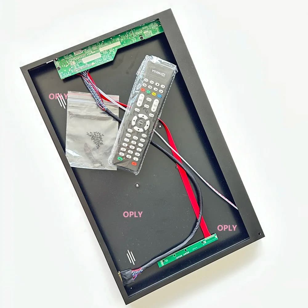 For LP156WF1 LP156WF4 TV Controller driver Board kit with metal case USB AV HDMI-compatible VGA 1920×1080 15.6" screen monitor