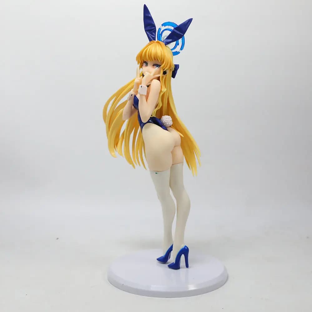 Anime Figure Asuma Toki Bunny Girl Standing Gk Model Blue Archive Collectible Ornament For Computer Case Decoration In Stock