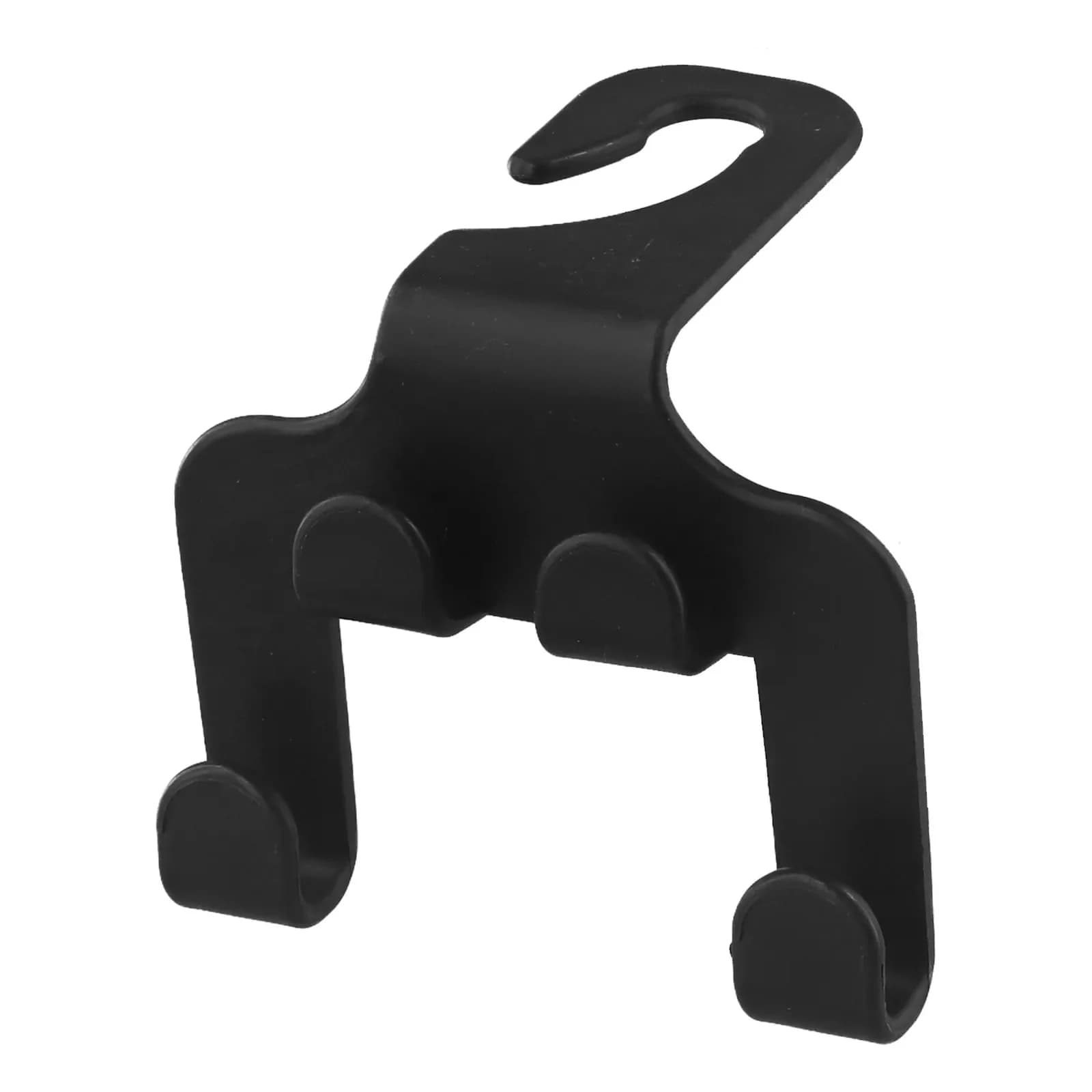 Set di ganci per auto per poggiatesta, confezione da 4 ganci in ABS con supporto per telefono per mantenere i tuoi effetti personali organizzati durante i viaggi
