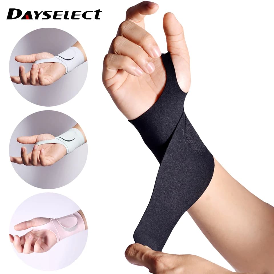 1 pz regolabile compressione sottile tutore per polso guardia distorsione tendine guaina dolore per uomo donna esercizio supporto di sicurezza