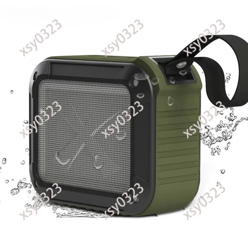 Mini Altoparlante Bluetooth Impermeabile e Antiurto con Bassi Potenti e Funzione Radio, Box Audio per Esterni Resistente a Tre Agenti
