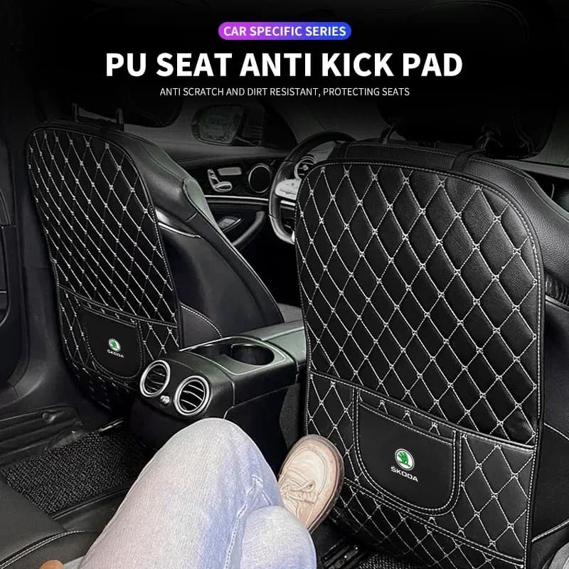 Anti-shoe protector for back seat for car All-inclusive rear seat for Skoda Octavia Rapid Kodiaq Karoq Fabia Kamiq Superb