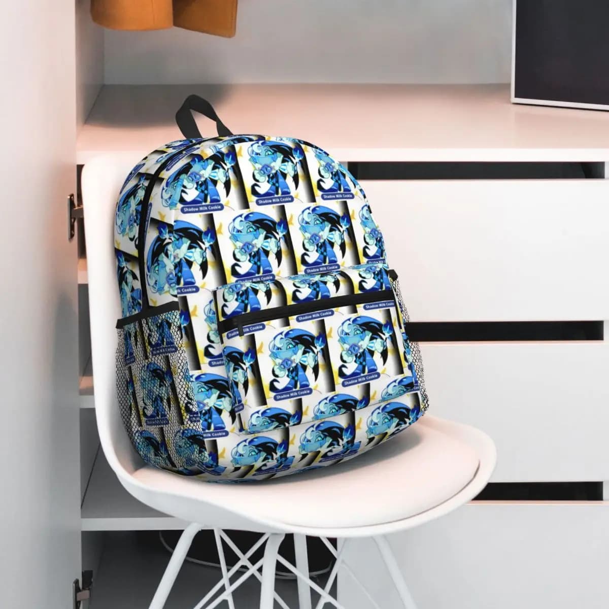 Shadow Milk Cookie Run Kingdom Anime Zaino per studenti Borsa da scuola Zaino da viaggio per escursionismo per borse a tracolla per ragazzi e ragazze