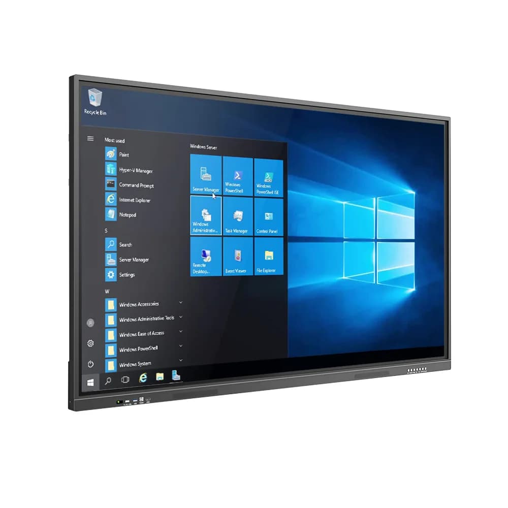 70 75 Inch 4K Writing Panel Interactive Touch Screen Whiteboard Flat Teaching Smart Digital White Board TV Digital Display