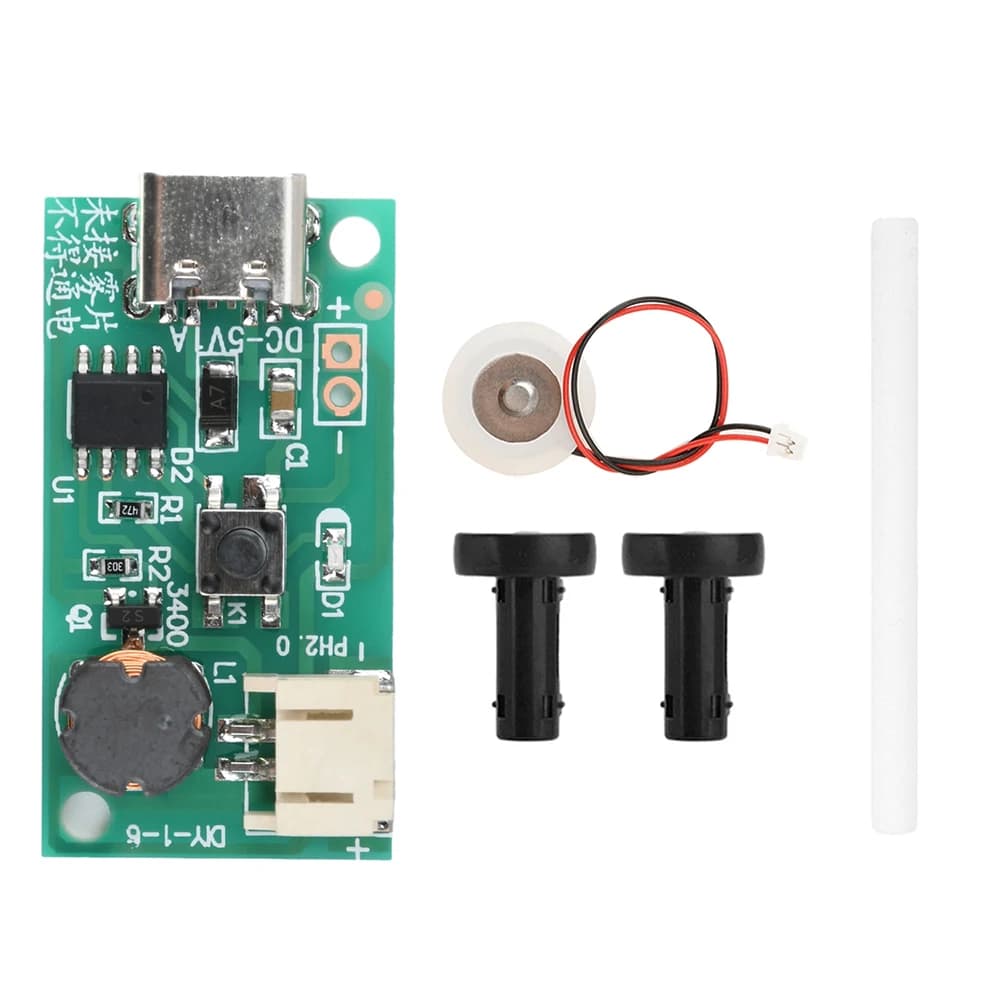 DC 5V Atomizzazione Ad Ultrasuoni Maker Nebbia Atomizzatore 500MA Umidificatore FAI DA TE Tipo-C Interfaccia Kit di Componenti Elettronici
