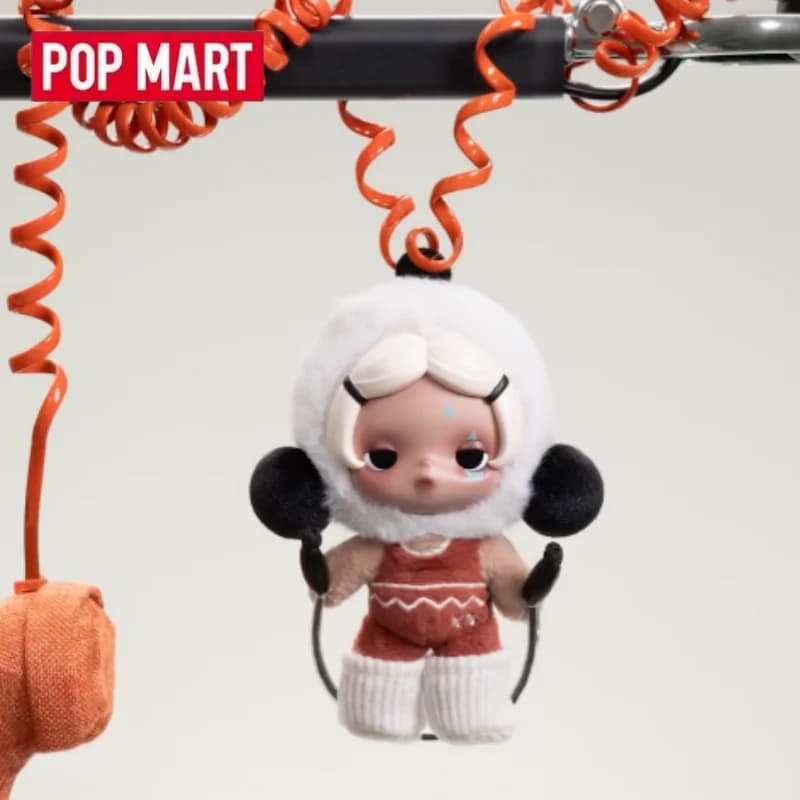 POP MART SKULLPANDA Off Mode Series Plush Doll Pendant Blind Box Toys Kawaii Anime Action Figure Surprise Mystery Box Gift