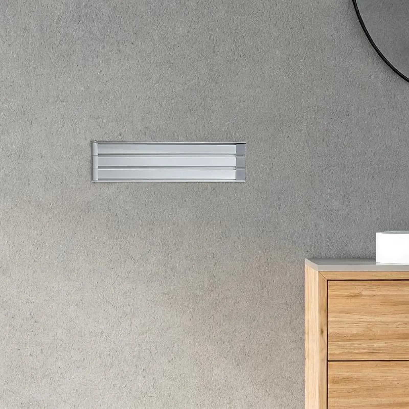 Portasciugamani Girevole a 180° Facile da Installare con 3 Barre per Hotel, Agriturismi e Casa
