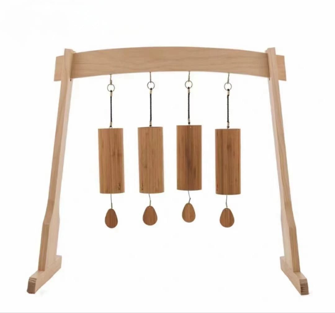 Bamboo Wind Chimes, Spring, Summer, Autumn and Winter Seasons Series