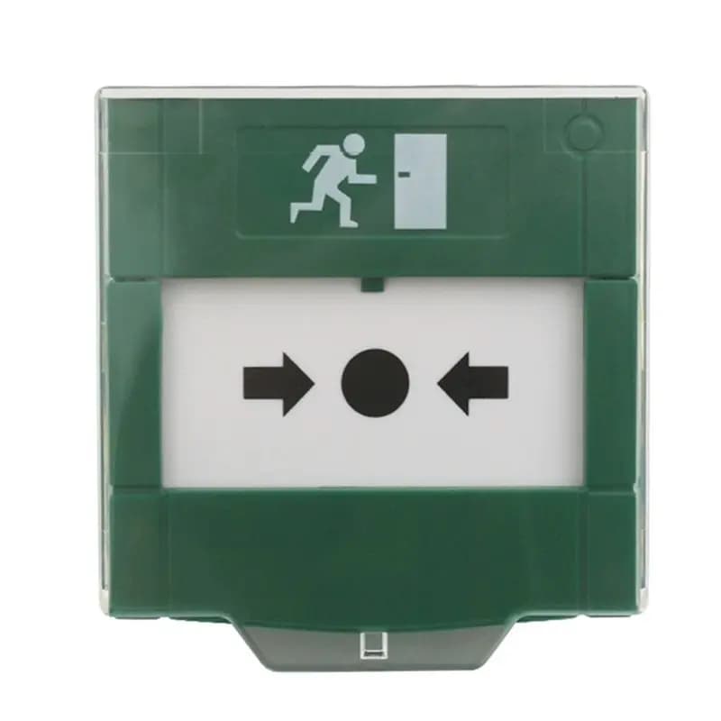 Pulsante di Emergenza Urgente con Funzione di Reset e Allarme per Porta, con Copertura - [Toolmr A83]
