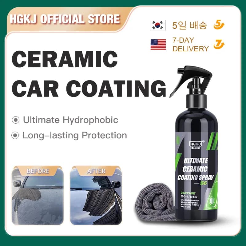 S6 Nano Ceramic Car Coating Quick Detail Spray-estendere la protezione delle cere sigillanti rivestimenti Quick Waterless Paint Care HGKJ