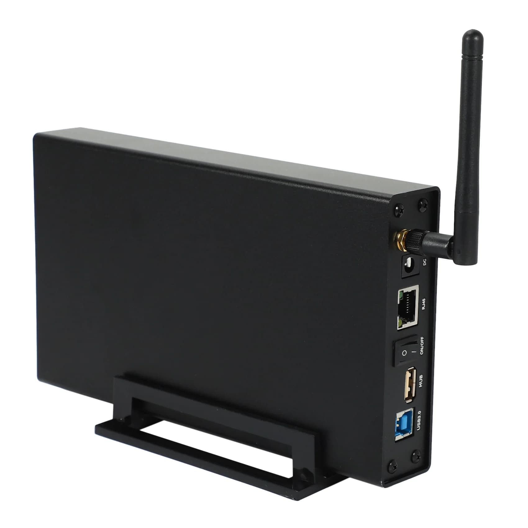 A64I Rj45 External Hard Drive Case Nas Wifi Antenna Wireless Wifi Sata Usb 3.0 Wifi Hdd Interface Aluminum Hdd Box Hdd 3.5 Hdd