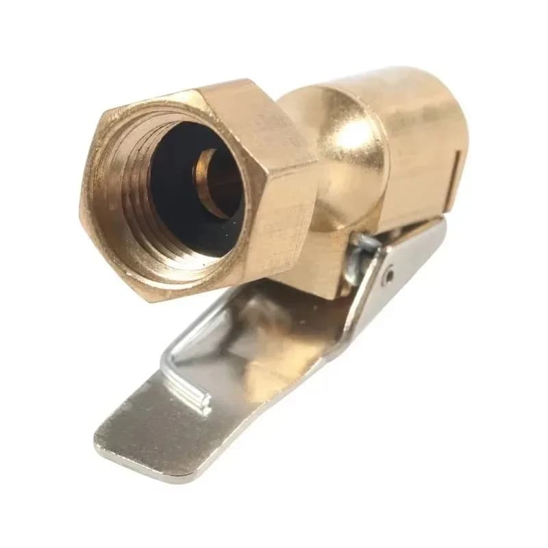 Per mandrini d'aria con misuratore di gonfiaggio del flusso chiuso, compressore femmina NPT, pneumatici con bloccaggio per carichi pesanti, 1/2 pezzi