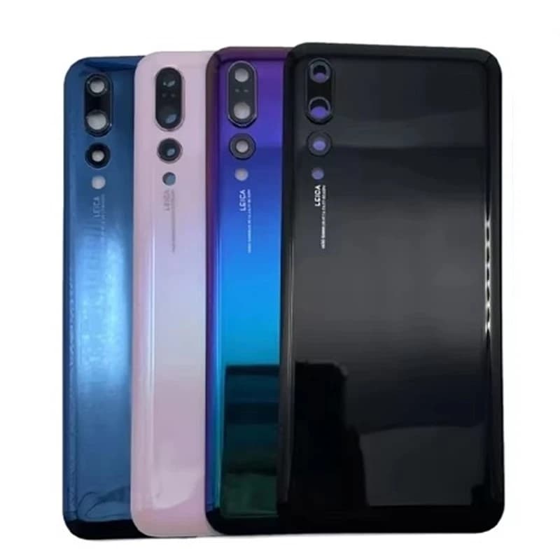 Copertura posteriore in vetro per Huawei P20 Pro Copertura della batteria Custodia posteriore Porta + Obiettivo della fotocamera Sensore P20 Pro Cover posteriore CLT-L09 CLT-L29