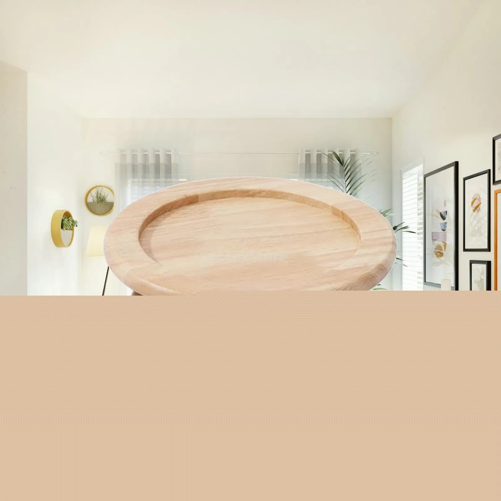 Elevated Pet Food Bowl Wooden Industrial Stand Raised Dog Feeder Non Slip Feeding Tray for Home Use
