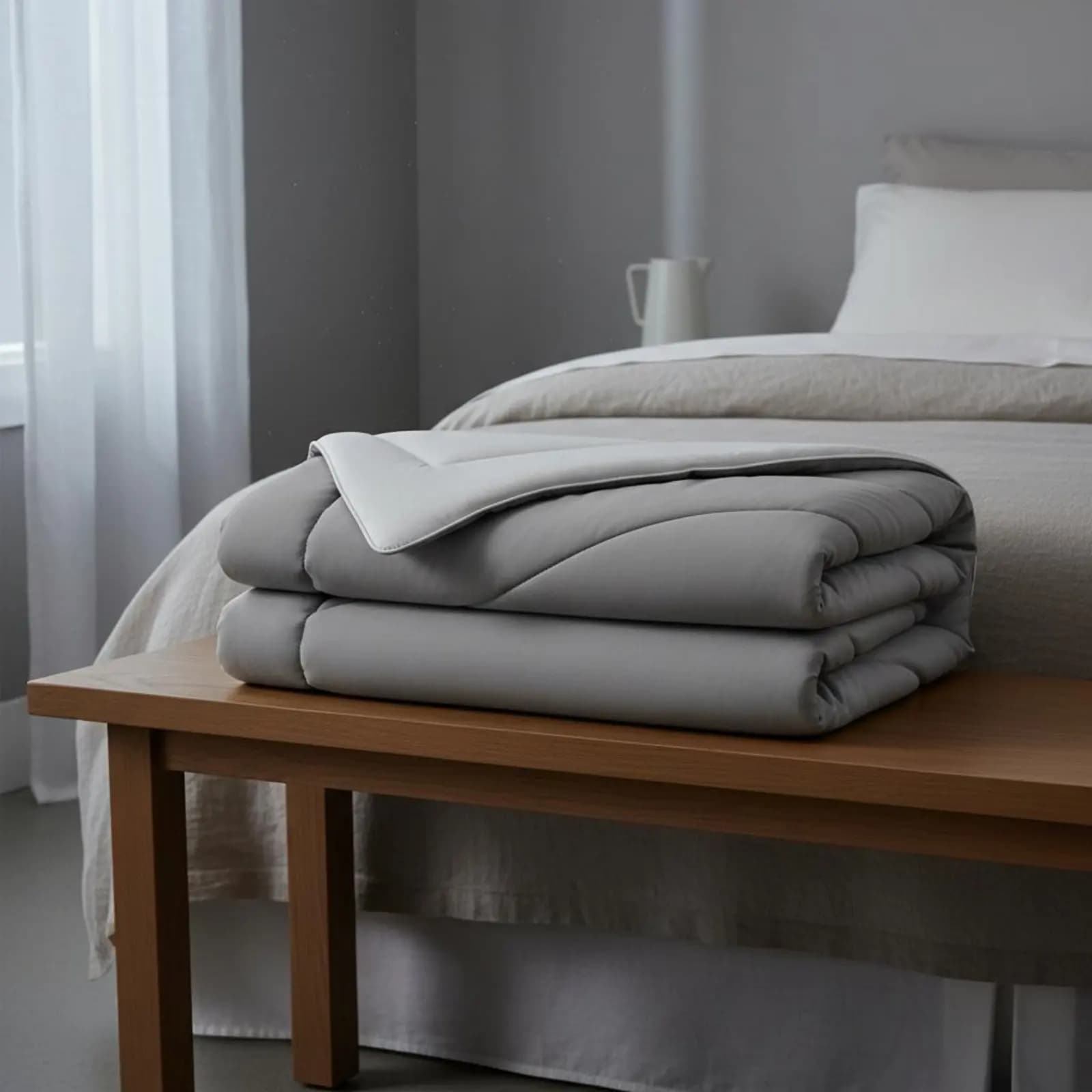 Double-Sided Cooling Quilt Thickened Summer Cooling Blanket Cool Touch Blanket Moisture Wicking Bedding Weighted