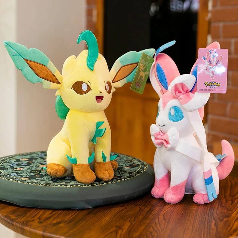 Pokemon Eevee Peluche Adorabile Sylveon Umbreon Espeon Leafeon Glaceon Jolteon Bambola di pezza Kawaii Anime Hobby Giocattoli da collezione
