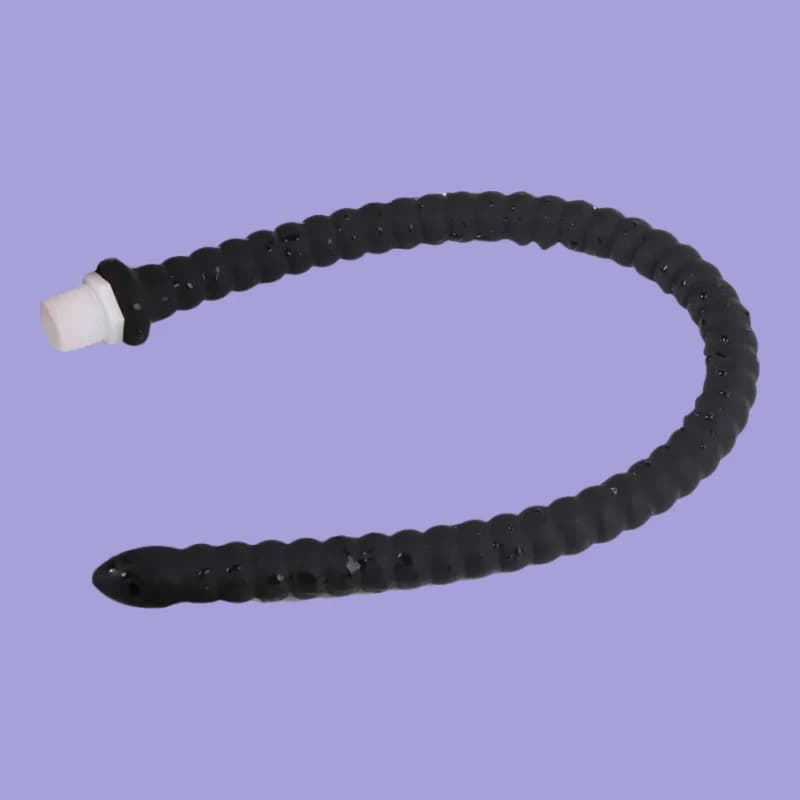 Sistema di pulizia della doccia rettale per clistere Extra lungo perline anali tubo per doccia in Silicone per ano Colon clistere pulizia anale Butt Plug Sex