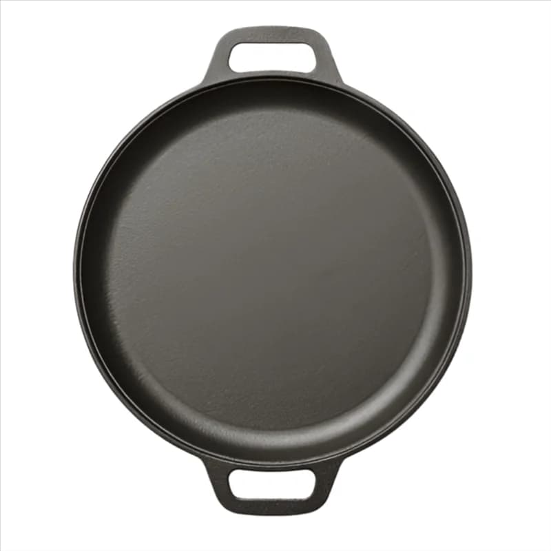 A21I fused iron barbecue, non-stick pizza pan with double handle pancakes, pork and chicken steak pan, kitchen pan