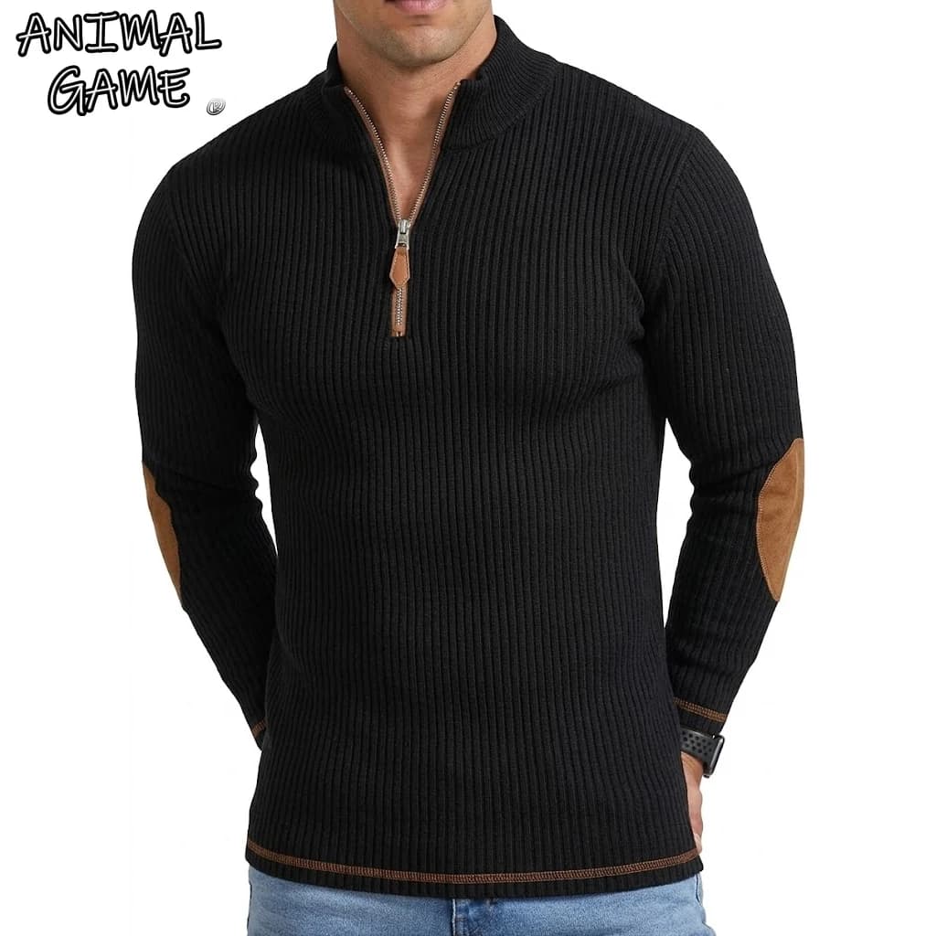 Nuova maglietta a maniche lunghe da uomo, felpa casual con scollo a V, traspirante, maglia da calcio, abbigliamento sportivo da uomo, t-shirt con zip.
