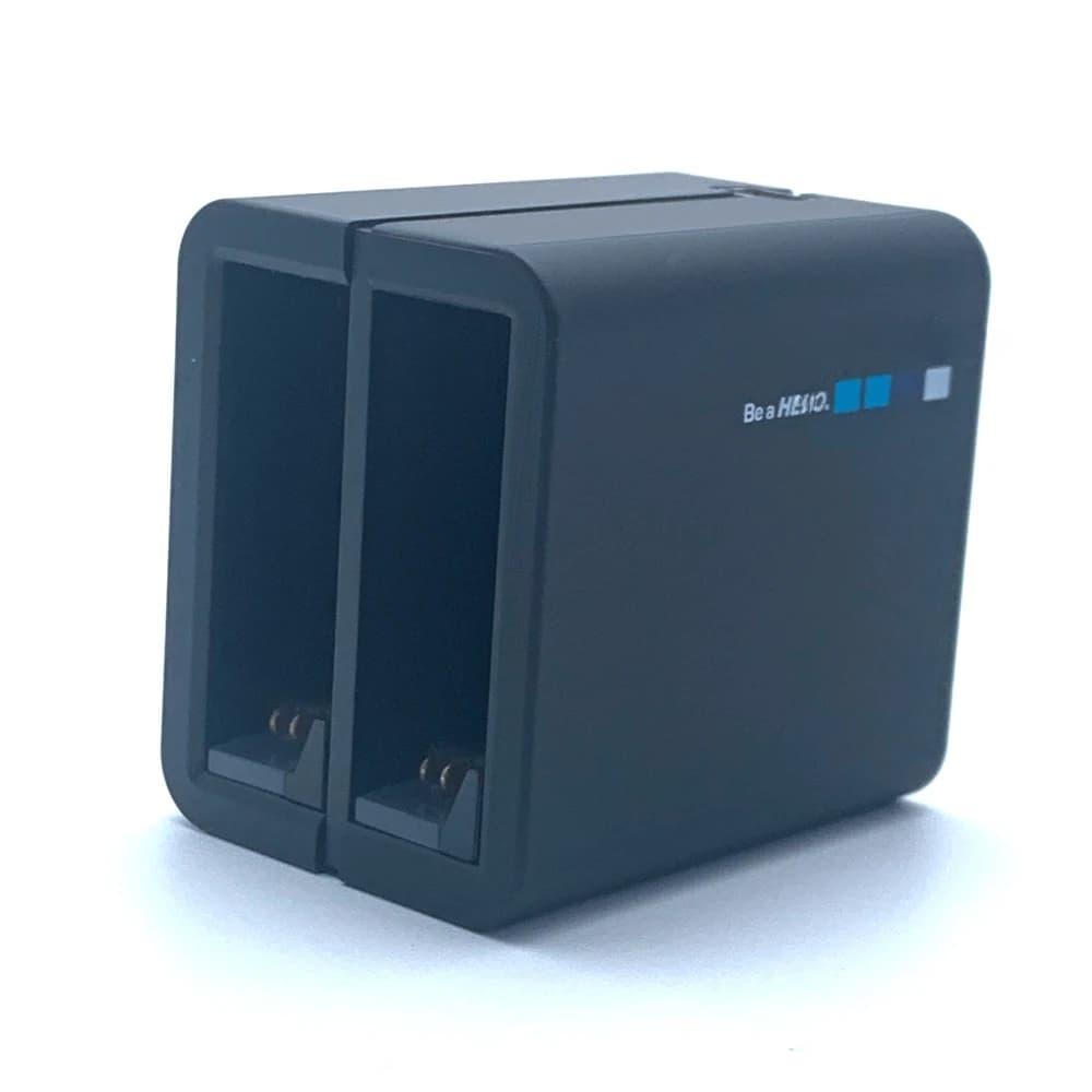 Gruppo caricabatterie doppio originale per la sostituzione della action camera GoPro HERO4 Hero 4