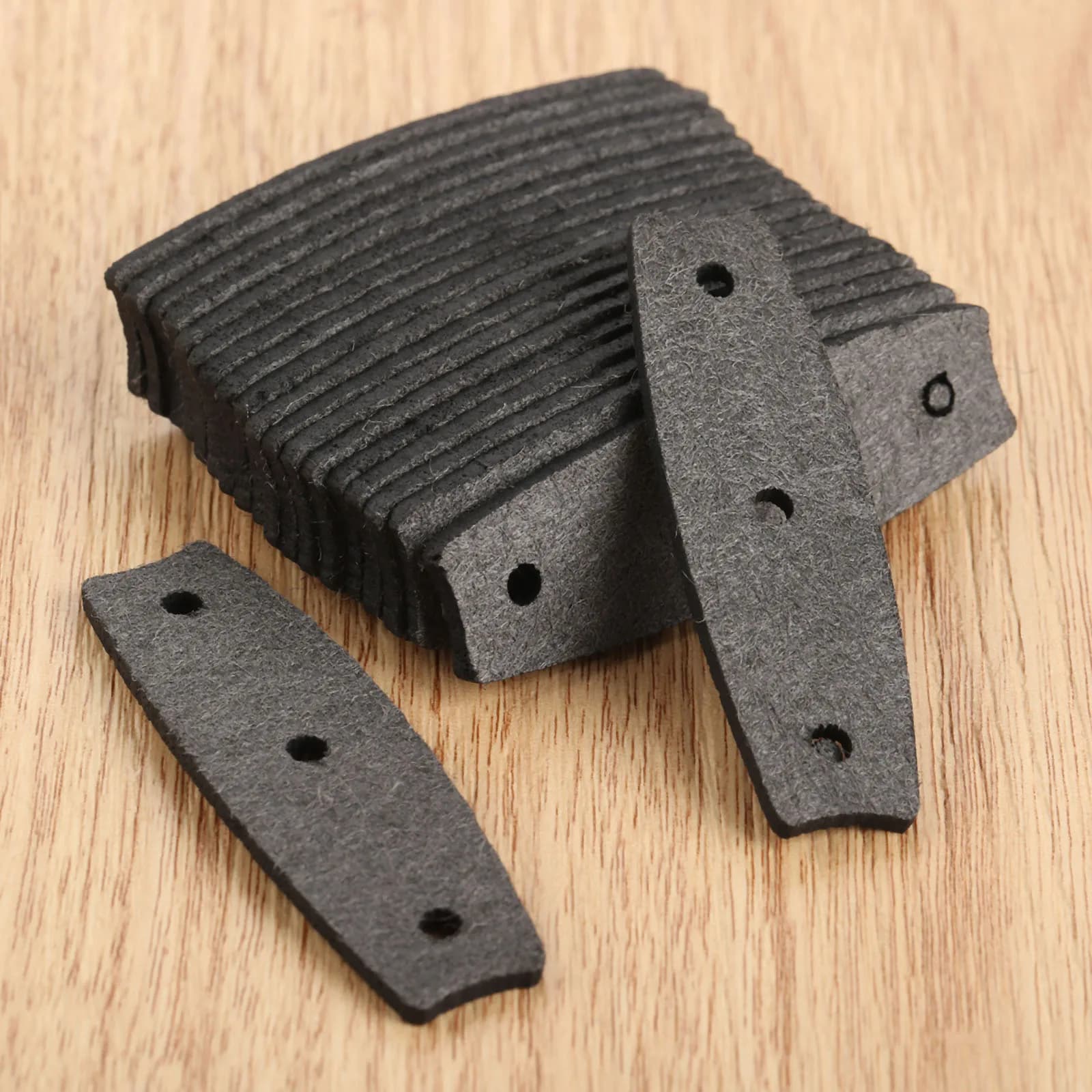 20/10/5 Pcs fionde in pelle in microfibra tasche caccia tasca antiscivolo Sport all'aria aperta tiro arco fionda catapulte grigio