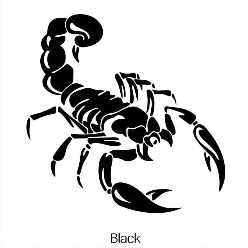 Cool dual wielding scorpions creative&funny stickers for cartoon fans&lover,high quality for car trucks motorcycles & laptops